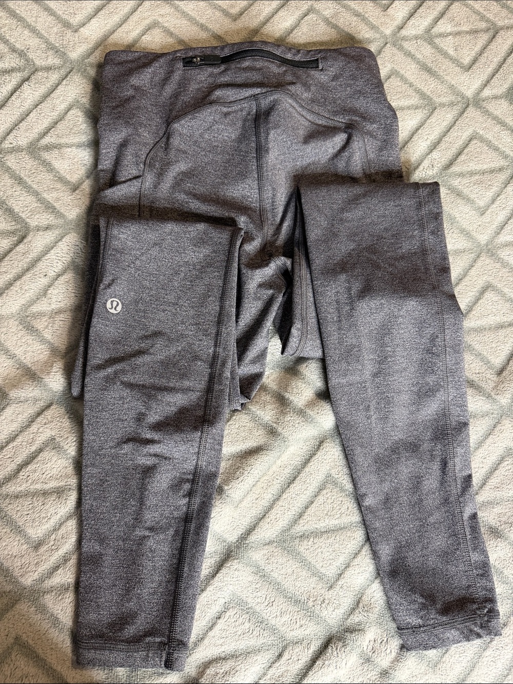 lululemon athletica Kids' Heather Gray Leggings